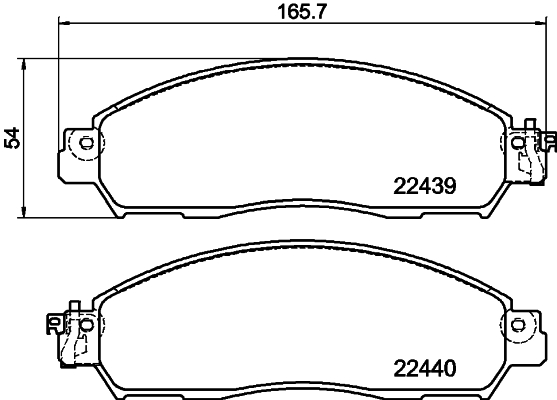 MINTEX MDB3914 Σετ τακάκια, δισκόφρενα for NISSAN RENAULT