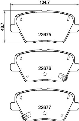 MINTEX MDB4034 Σετ τακάκια, δισκόφρενα for HYUNDAI KIA