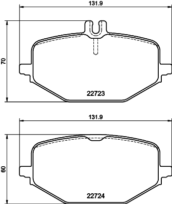 MINTEX MDB4178 Σετ τακάκια, δισκόφρενα for MERCEDES-BENZ