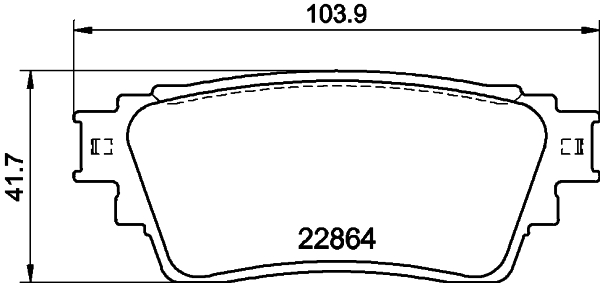 MINTEX MDB4071 Σετ τακάκια, δισκόφρενα for MITSUBISHI