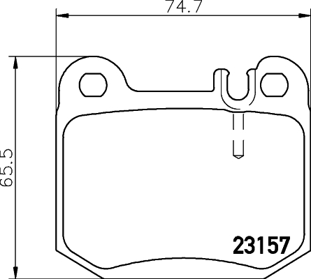 MINTEX MDB2112 Σετ τακάκια, δισκόφρενα for MASERATI MERCEDES-BENZ