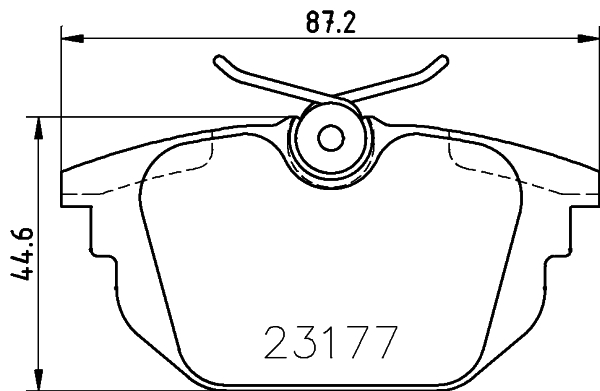 MINTEX MDB1876 Σετ τακάκια, δισκόφρενα for ALFA ROMEO FIAT LANCIA