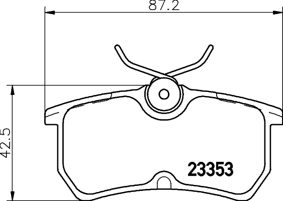 MINTEX MDB1959 Σετ τακάκια, δισκόφρενα for FORD FORD AUSTRALIA FORD USA