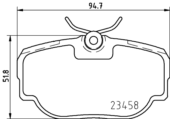 MINTEX MDB2470 Σετ τακάκια, δισκόφρενα for LAND ROVER