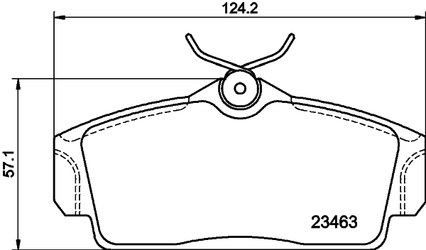 MINTEX MDB1818 Σετ τακάκια, δισκόφρενα for NISSAN