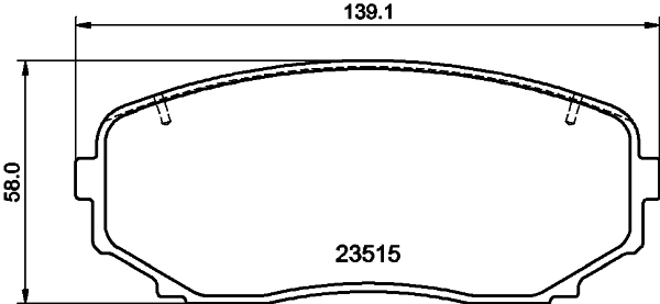 MINTEX MDB3998 Σετ τακάκια, δισκόφρενα for FORD USA LINCOLN MAZDA MITSUBISHI