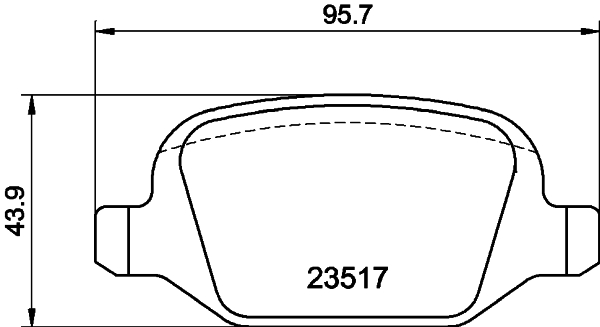 MINTEX MDB2051 Σετ τακάκια, δισκόφρενα for ALFA ROMEO FIAT LANCIA