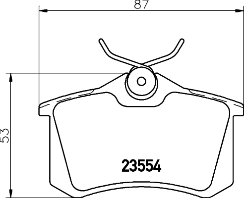 MINTEX MDB2782 Σετ τακάκια, δισκόφρενα