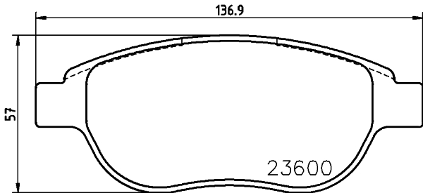 MINTEX MDB2186 Σετ τακάκια, δισκόφρενα for CITROËN EMGRAND FENGXING FIAT GEELY LANCIA PEUGEOT PEUGEOT (DF-PSA)