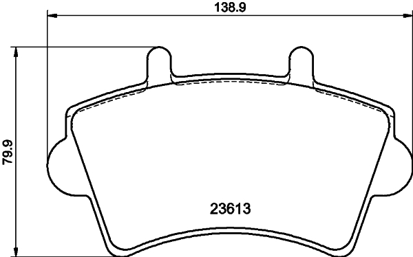 MINTEX MDB2268 Σετ τακάκια, δισκόφρενα for NISSAN OPEL RENAULT VAUXHALL