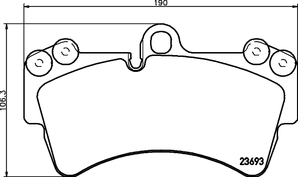 MINTEX MDB2751 Σετ τακάκια, δισκόφρενα for AUDI PORSCHE VW