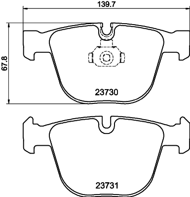 MINTEX MDB2765 Σετ τακάκια, δισκόφρενα for BENTLEY BMW ROLLS-ROYCE