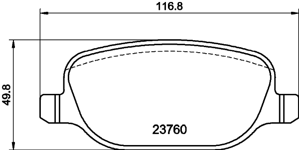 MINTEX MDB2624 Σετ τακάκια, δισκόφρενα for ALFA ROMEO LANCIA