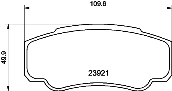 MINTEX MDB2540 Σετ τακάκια, δισκόφρενα for CITROËN FIAT PEUGEOT