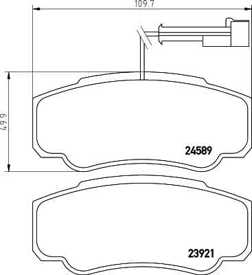 MINTEX MDB2918 Σετ τακάκια, δισκόφρενα for NISSAN RENAULT TRUCKS