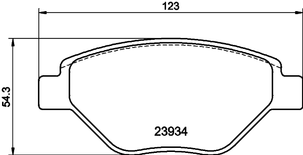 MINTEX MDB2591 Σετ τακάκια, δισκόφρενα for RENAULT