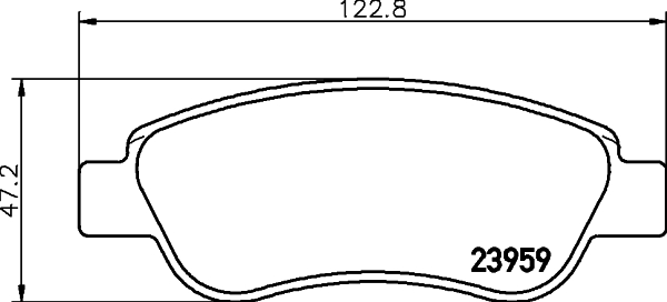 MINTEX MDB2743 Σετ τακάκια, δισκόφρενα for CITROËN GEELY GLEAGLE PEUGEOT TOYOTA