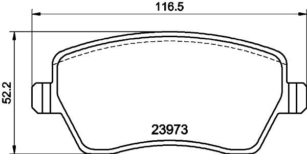 MINTEX MDB2595 Σετ τακάκια, δισκόφρενα for DACIA LADA MERCEDES-BENZ NISSAN RENAULT