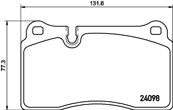 MINTEX MDB2739 Σετ τακάκια, δισκόφρενα for VW