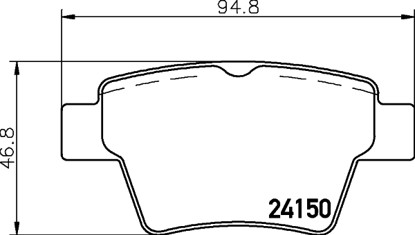 MINTEX MDB2693 Σετ τακάκια, δισκόφρενα for CITROËN PEUGEOT