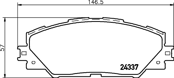 MINTEX MDB2786 Σετ τακάκια, δισκόφρενα for JMC LANDWIND (JMC) PONTIAC SCION TOYOTA