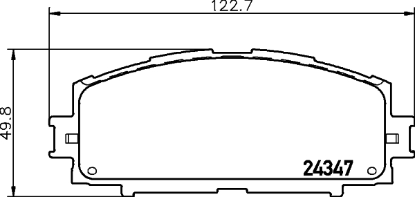MINTEX MDB2776 Σετ τακάκια, δισκόφρενα for GREAT WALL TOYOTA