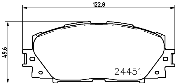 MINTEX MDB3003 Σετ τακάκια, δισκόφρενα for DAIHATSU GREAT WALL LEXUS LIFAN TOYOTA ZHONGHUA (BRILLIANCE)