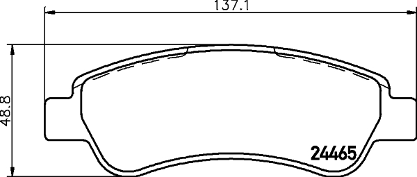 MINTEX MDB2850 Σετ τακάκια, δισκόφρενα for CITROËN FIAT OPEL PEUGEOT VAUXHALL