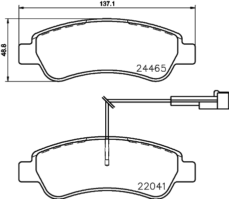 MINTEX MDB3766 Σετ τακάκια, δισκόφρενα for CITROËN FIAT OPEL PEUGEOT RAM VAUXHALL