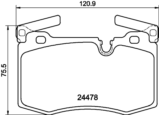 MINTEX MDB2982 Σετ τακάκια, δισκόφρενα for MINI