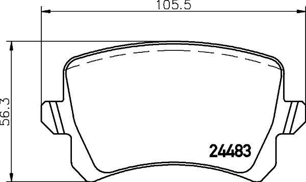 MINTEX MDB2888 Σετ τακάκια, δισκόφρενα for AUDI AUDI (FAW) BORGWARD CHANGAN HAVAL JAC SEAT VW VW (SVW)