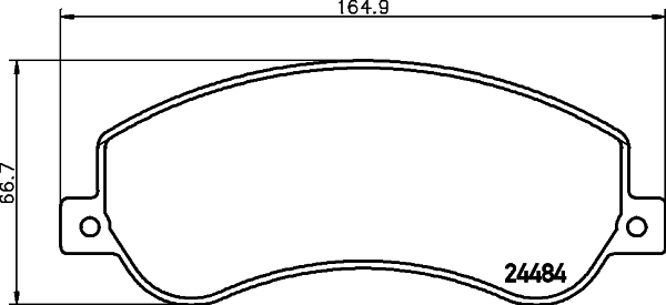 MINTEX MDB2851 Σετ τακάκια, δισκόφρενα for FORD FORD (JMC) FORD AUSTRALIA