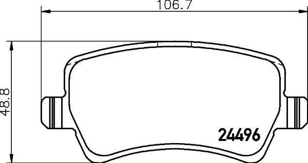 MINTEX MDB2863 Σετ τακάκια, δισκόφρενα for FORD LAND ROVER VOLVO VOLVO ASIA