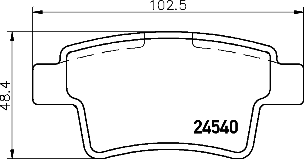 MINTEX MDB2892 Σετ τακάκια, δισκόφρενα for CITROËN PEUGEOT