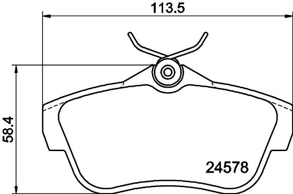 MINTEX MDB2903 Σετ τακάκια, δισκόφρενα for CITROËN FIAT PEUGEOT TOYOTA