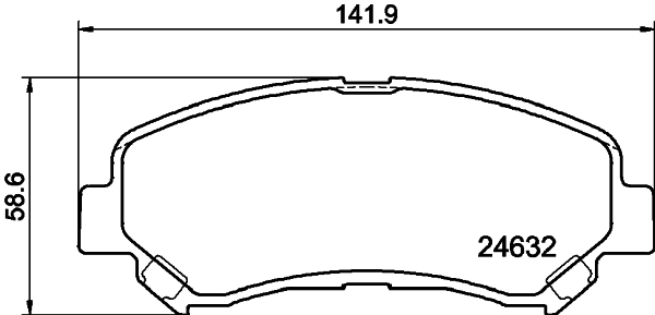 MINTEX MDB2938 Σετ τακάκια, δισκόφρενα