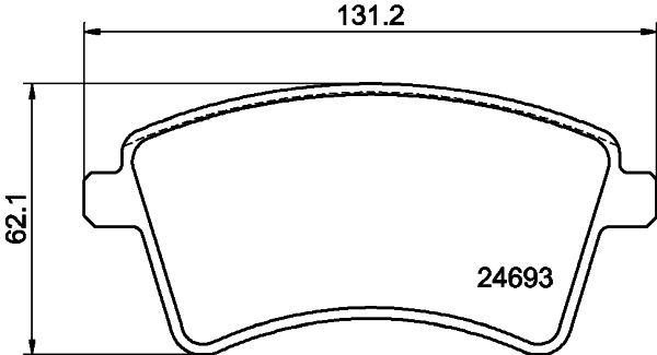 MINTEX MDB2963 Σετ τακάκια, δισκόφρενα for MERCEDES-BENZ RENAULT