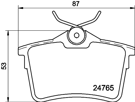 MINTEX MDB2978 Σετ τακάκια, δισκόφρενα for CITROËN DS PEUGEOT