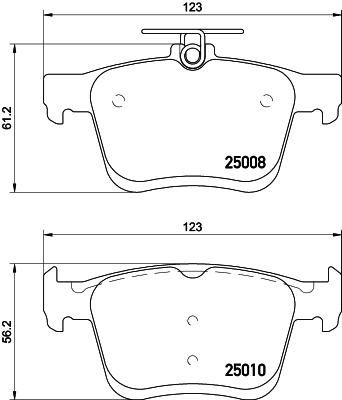 MINTEX MDB3100 Σετ τακάκια, δισκόφρενα for AUDI CUPRA MG (SAIC) ROEWE (SAIC) SEAT SKODA VW VW (FAW) VW (SVW)