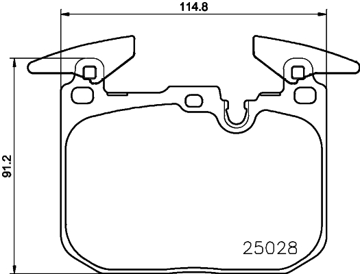 MINTEX MDB3764 Σετ τακάκια, δισκόφρενα for BMW