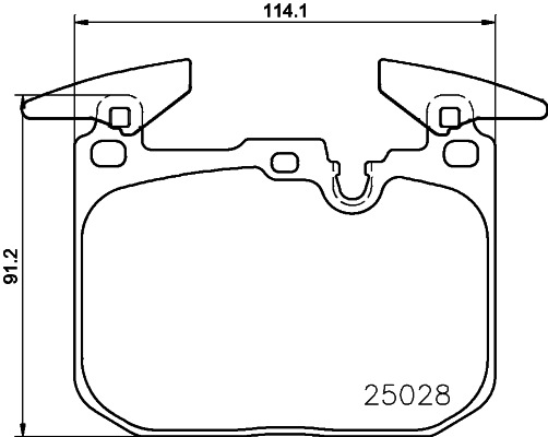 MINTEX MDB3764 Σετ τακάκια, δισκόφρενα for BMW