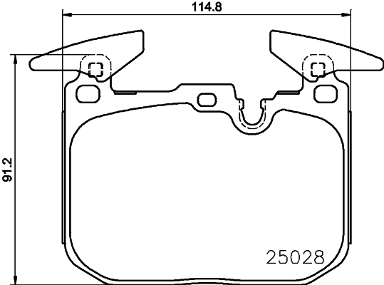 MINTEX MDB3764 Σετ τακάκια, δισκόφρενα for BMW