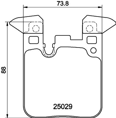 MINTEX MDB3269 Σετ τακάκια, δισκόφρενα for BMW