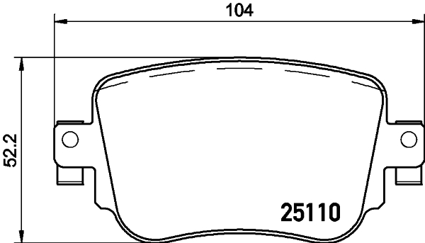 MINTEX MDB3382 Σετ τακάκια, δισκόφρενα for AUDI SEAT SKODA VW