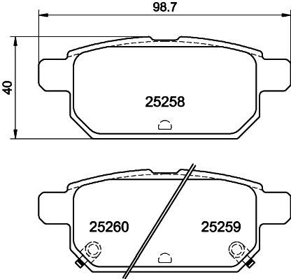 MINTEX MDB3168 Σετ τακάκια, δισκόφρενα for SUZUKI