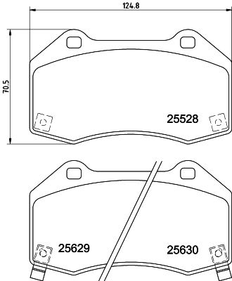 MINTEX MDB3851 Σετ τακάκια, δισκόφρενα for OPEL VAUXHALL