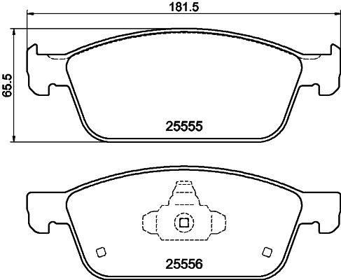 MINTEX MDB3971 Σετ τακάκια, δισκόφρενα for FORD FORD AUSTRALIA