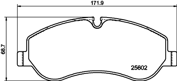 MINTEX MDB3369 Σετ τακάκια, δισκόφρενα for FORD FORD AUSTRALIA