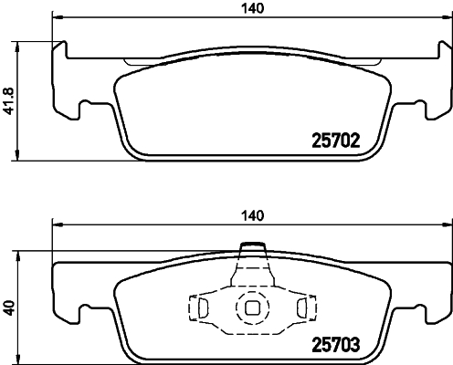MINTEX MDB3360 Σετ τακάκια, δισκόφρενα for DACIA RENAULT SMART