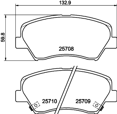 MINTEX MDB3363 Σετ τακάκια, δισκόφρενα for HYUNDAI INOKOM KIA NAZA